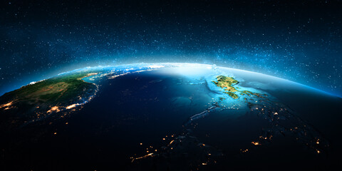 Philippines at night