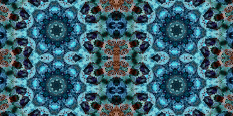 Seamless abstract pattern. The texture of the pattern is symmetrical. Endless pattern