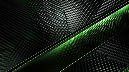 Abstract Green and Black