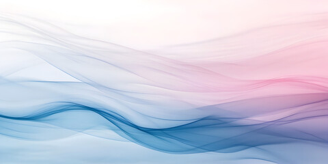 Obraz premium Abstract Dreamy Swirls: An ethereal composition of blue and pink abstract swirls creates a delicate and dreamy backdrop. Perfect for branding, design.