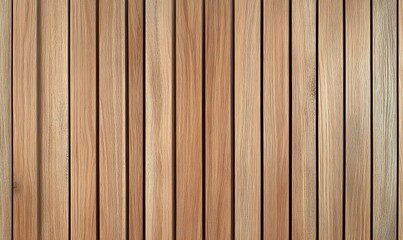  Wooden wall background with vertical slats, texture of natural wood paneling for interior design or backdrop. Wooden paneling wall. 