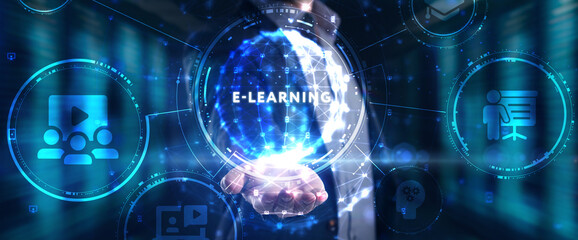 EdTech Education Technology e-learning online learning internet technology concept.