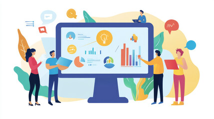 A marketing team at a startup leveraging predictive models to optimize campaign timing and increase customer engagement