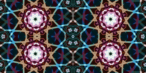 Seamless abstract pattern. The texture of the pattern is symmetrical. Endless pattern