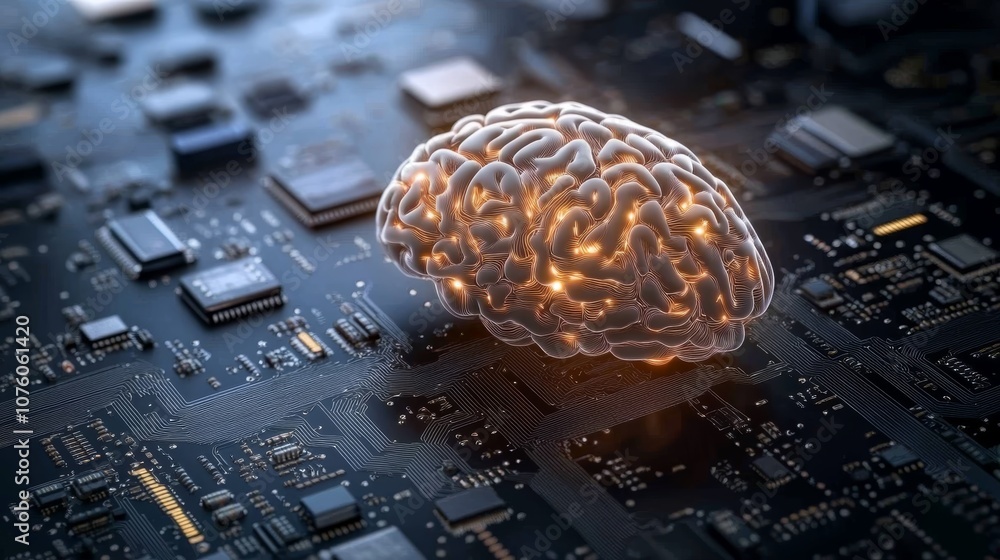 Poster brain on circuit, a deep dive into the interplay of artificial intelligence and human cognition, exp