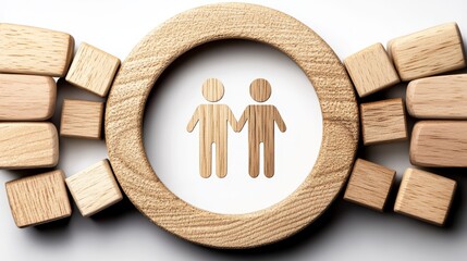 Rustic wooden sign decor, vintage man and woman silhouette for farmhouse charm