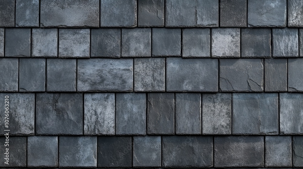 Poster textured surface of dark slate tiles covering a wall with subtle variation in color and pattern idea