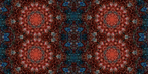 Seamless abstract pattern. The texture of the pattern is symmetrical. Endless pattern