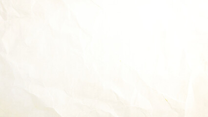 Obraz premium Crumpled white paper texture or paper background for design with copy space for text or image.