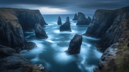 Dramatic Cliffs and Sea Stacks