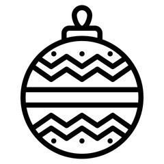 Obraz premium Festive Ornament with Zigzag Pattern