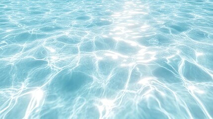 Fototapeta premium The image is of a body of water with a blue color