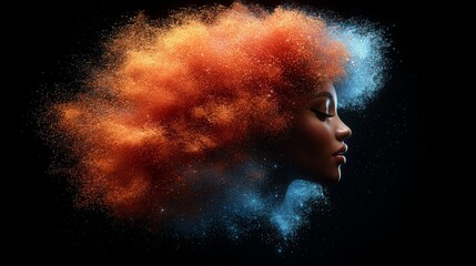 A vibrant explosion of colors represents creativity, innovation, and the generation of new ideas in business.