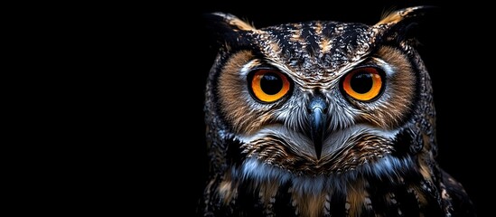 Close-up Portrait of a Majestic Owl