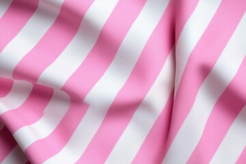 Obraz premium Pink and white striped fabric flowing gently