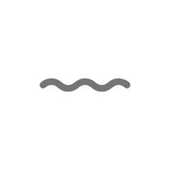 Gray Wavy Line
