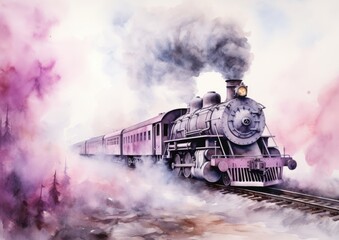 Fototapeta premium Process and Passage: The Art of Steam