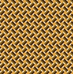 3d Abstract Seamless gold and silver color geometric pattern vector. Colorful striped pattern. rectangular shape strip wallpaper. Design for art, fashion, fabric, textile prints, cover, wrapping.