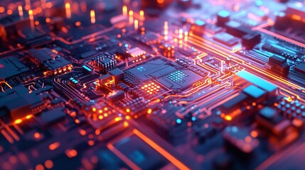 An Abstract Technology Background is a Work of Art That