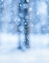 Fototapeta premium abstract snow background wallpaper vertical blue color