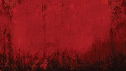 Rustic grunge textured dark red color old concrete wall surface for background. Grunge dusty texture background concrete cement wall background for template, scratch grunge urban background.