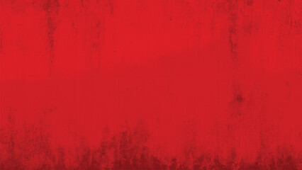 Red or dark red color and red gemstone color paint on cement wall texture as background.