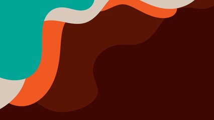 Abstract background with wavy, colorful shapes. 
