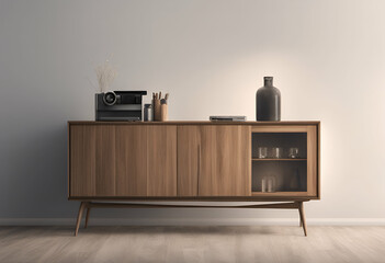 decor sideboard home room buffet olated storage furniture dining cabinet office interior credenza