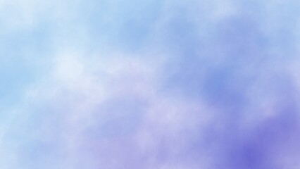 Abstract watercolor background in blue color with paper grain texture.