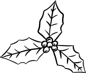 Christmas decorations, holly​