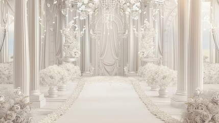 Why a Luxurious Wedding Background is Perfect for Extravagant Ceremonies