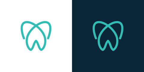 Dental Clinic logo. Dentist logo, Tooth icon