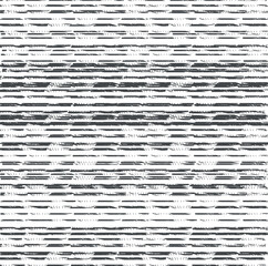 The mottled, varied and thin lines create a noisy texture.