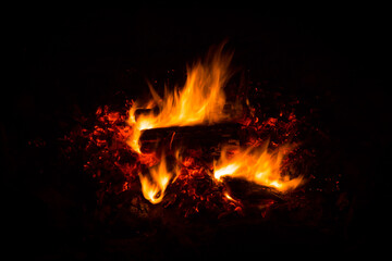 burning firewood, bonfire, fire, camp, bivouac, flame, fire