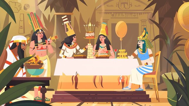 Egyptian Wonders: Inspiring Ancient Egypt Birthday Background Themes