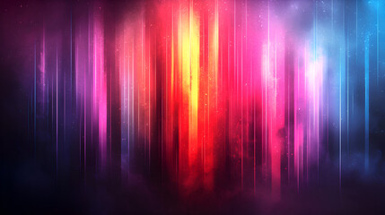 Vivid Abstract Colorful Gradient Background with Ethereal Light and Blurred Lines