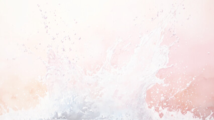 Soft watercolor pink delicate blot. Watercolor background for your design. 
