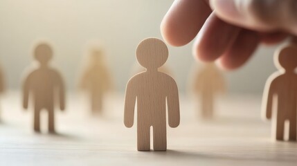 Employer or HR leader is interviewing participants, applying for a company employee, and having read the proficiency test resume to recruit qualified employees, Selection of job applicants.