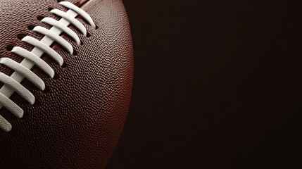 American Football Close-up