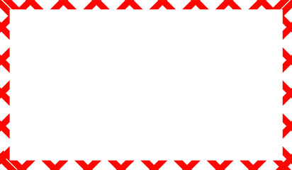 Candy Cane Frame, Christmas and New Year Candy Frame, Holiday Christmas Border, Isolated on Transparent Background