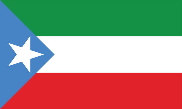 Regions of Ethiopia. Flag of Somali Region. vector EPS file.
