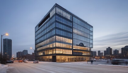 Modern Office Building in the City.
