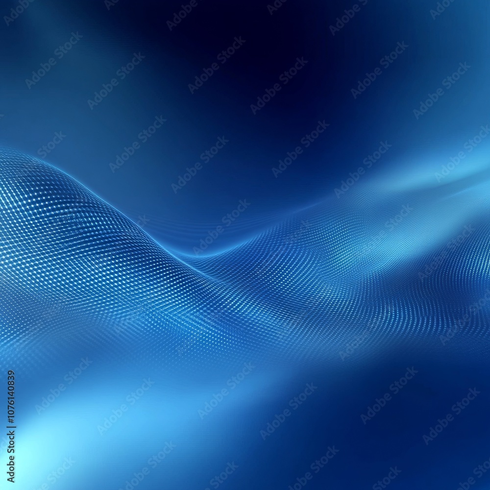 Poster professional blue-toned gradient background with a soft transition and abstract minimalist patterns