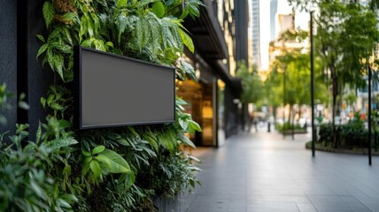 Green screen billboardadvertising