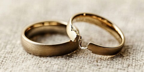Wearing a ring that signifies divorce and legal separation highlights the end of a marital relationship and the transition into a new chapter of life.
