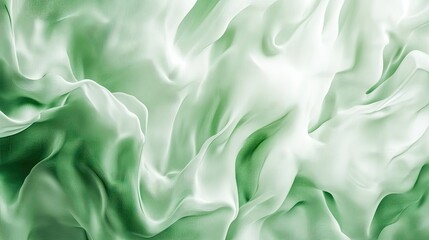 Fototapeta premium Abstract wallpaper design in green and white colors with an emphasis on pattern, texture, and depth, perfect for various creative projects. Ideal abstract wallpaper with copy space.