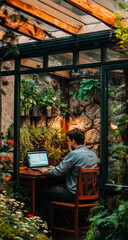 Naklejka premium landscaping