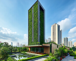 Green Architecture eco building Eco-Friendly Green Architecture in Urban Setting