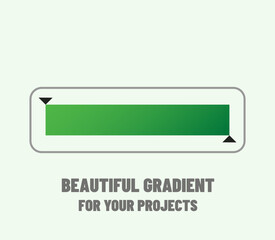 Beautiful green gradient for your projects