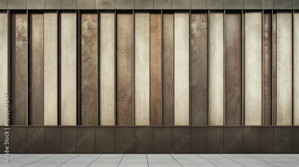 Poster modern wall design with texture and color variation